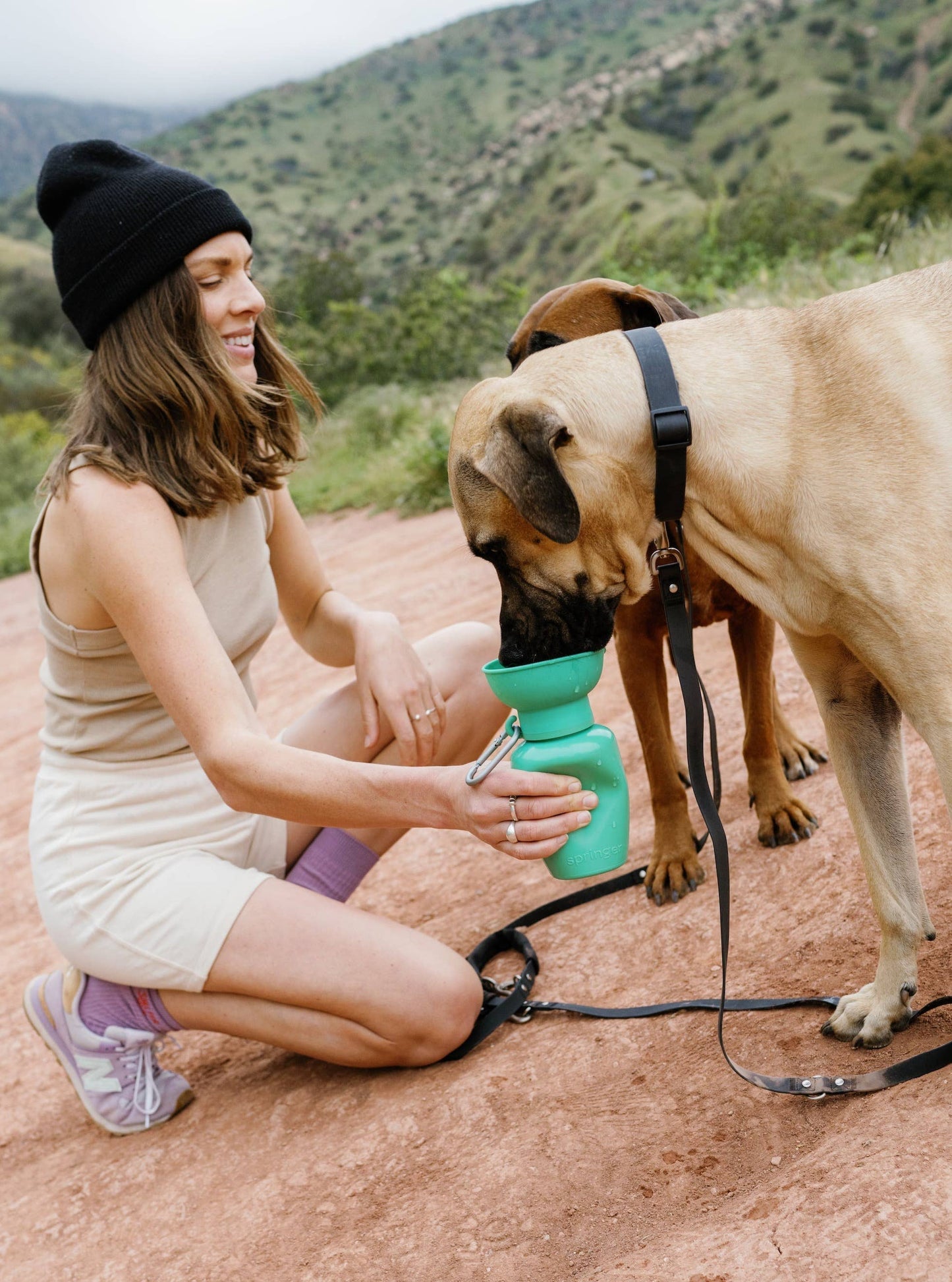 Botella de agua de viaje para perros