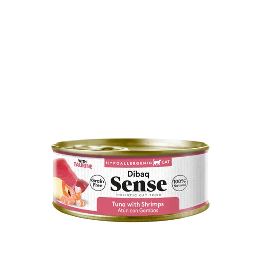 Grain Free Wet Cat Food Can Tuna with Prawns - Hypoallergéncia