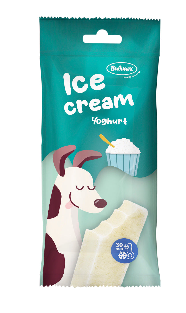 Yogurt ice cream for dogs