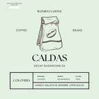 Pack regalo CALDAS Café descafeinado de especialidad en grano o molido + Vaso Térmico