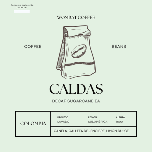 CALDAS Colombia - Café Descafeinado 100% Arábica - Molido o en grano