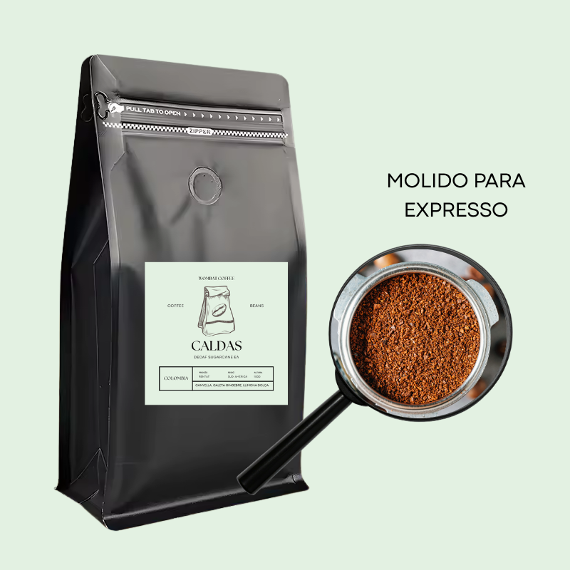 CALDAS Colombia - Café Descafeinado 100% Arábica - Molido o en grano