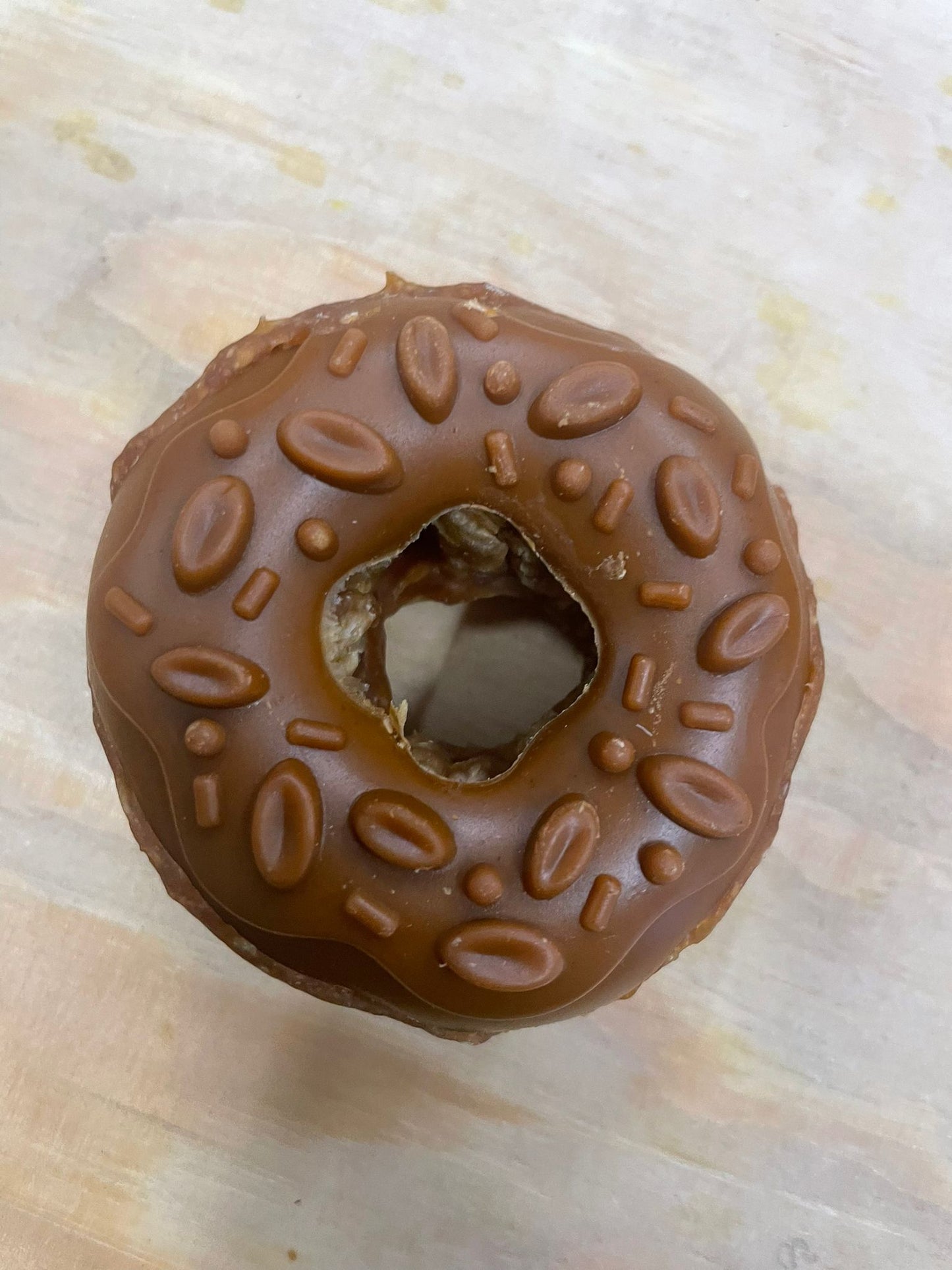 Donut de pollo y zanahoria para celebrar un cumpleaños (o no)