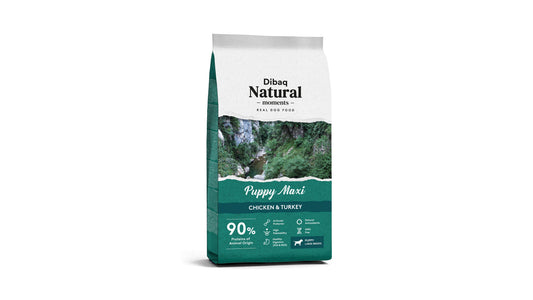 Dog food for puppies and nursing mothers - Turkey and Chicken - 15 kg LARGE SIZE